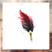 赤い羽根ペン(金ゴールドペン) ウィンドウサイン (シート2)