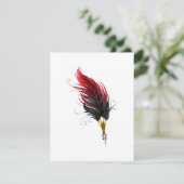 赤い羽根ペン(金ゴールドペン) エンクロージャーカード (スタンド正面)