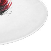 赤い羽根ペン(金ゴールドペン) カッティングボード (角)