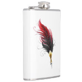 赤い羽根ペン(金ゴールドペン) フラスク (右)