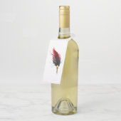 赤い羽根ペン(金ゴールドペン) ボトルネックタグ (アングル)