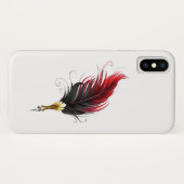 赤い羽根ペン(金ゴールドペン) Case-Mate iPhoneケース (裏面(横))