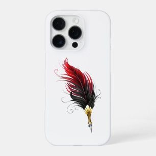 赤い羽根ペン(金ゴールドペン) iPhone 16 PROケース