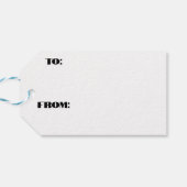 赤い翼のクリスマスの天使 ギフトタグ (裏面横)