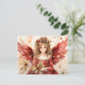 赤い翼のクリスマスの天使 シーズンカード (スタンド正面)