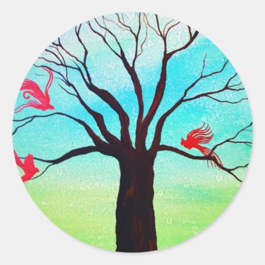 赤い翼 ラウンドシール (正面)