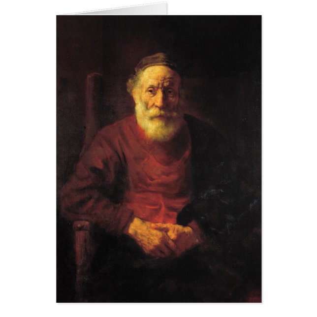 赤い老人 – Rembrandt (正面)