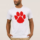 赤い肉球Tシャツ Tシャツ (正面)