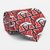 赤い背景が付いているネクタイ ネクタイ (ロール)