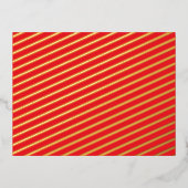 赤い背景でWebサイトバナーを強化 箔シーズンポストカード (正面)