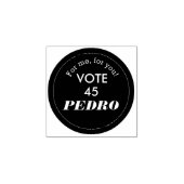 赤い背景に白い星 ラバースタンプ (インプリント)