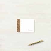 赤い背景に金色のリーフレース ポストイット (デスク上)