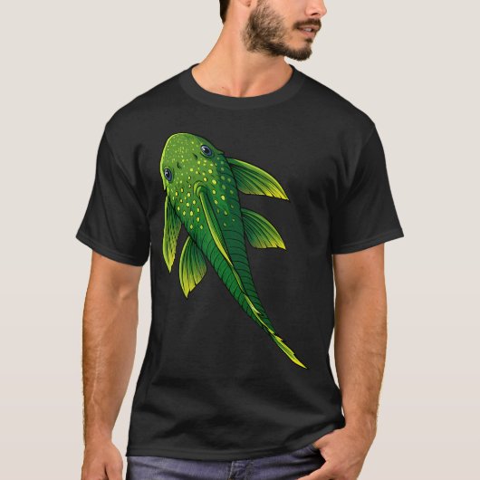 赤い背景の金魚 Tシャツ (正面)
