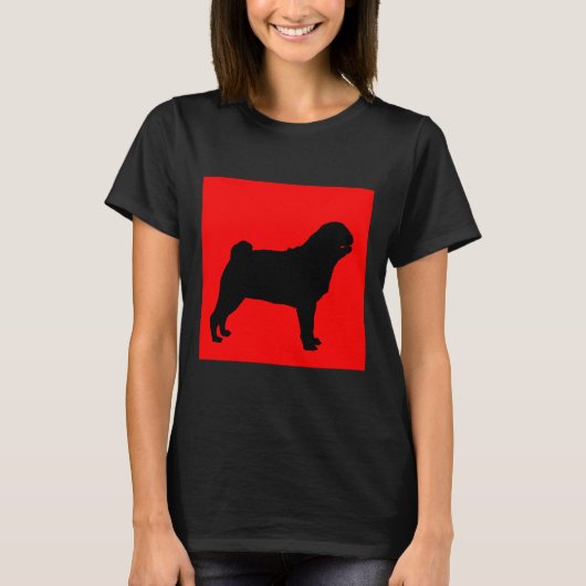 赤い背景クラシックを塗るTシャツ699 Tシャツ (正面)