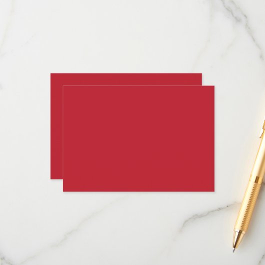 赤い背景 エンクロージャーカード (正面/裏面インサイチュ)