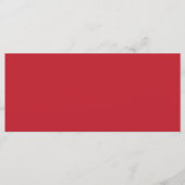 赤い背景 メニュー (正面)