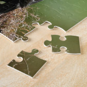 赤い胸のサプカーに出会う ジグソーパズル (側面)