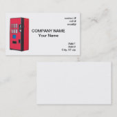 赤い自動販売機 名刺 (正面/裏面)