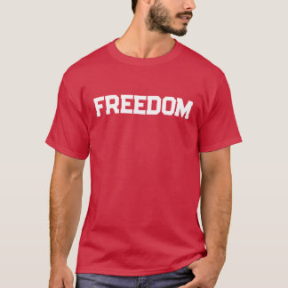 赤い自由 Tシャツ