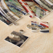 「赤い自転車のジグソーパズル ジグソーパズル (側面)