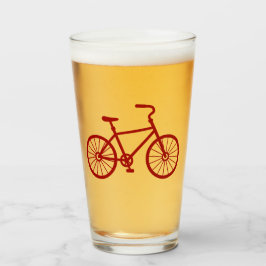 赤い自転車ガラス タンブラーグラス