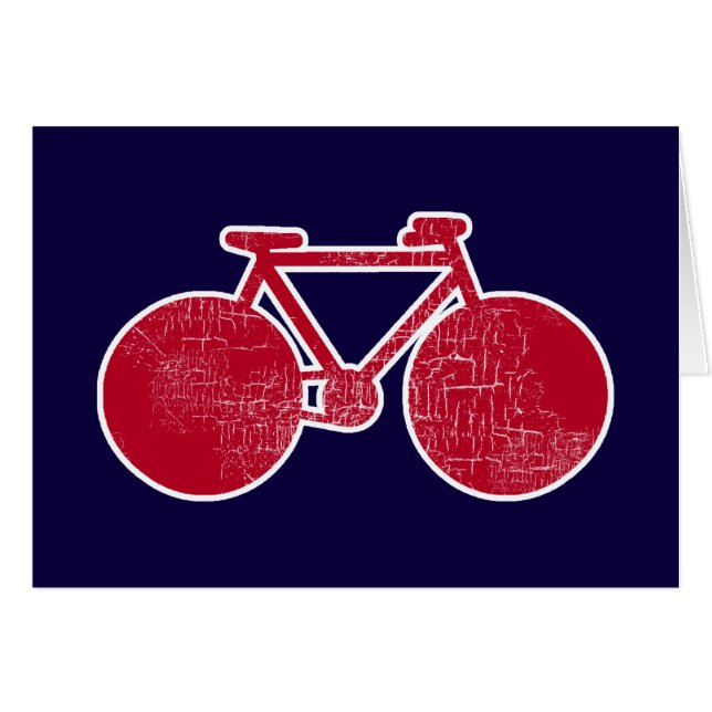 赤い自転車 (正面横)