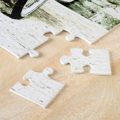 赤い自転車&アムステルダム、オランダ/デザイン ジグソーパズル (側面)