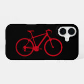 赤い自転車, サイクリング iPhone 16ケース (裏面横)