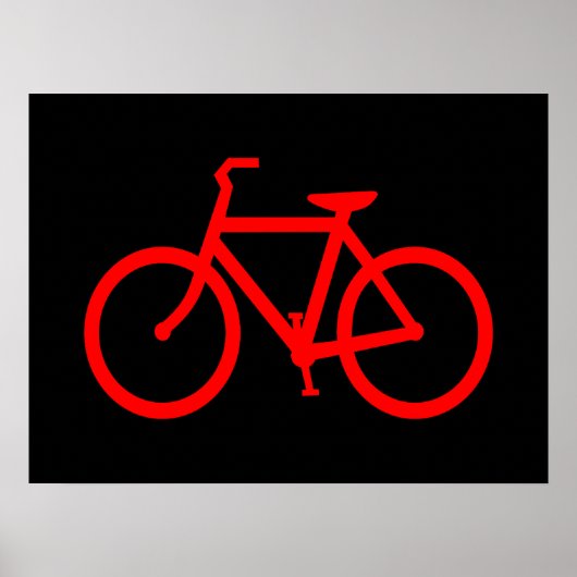 赤い自転車 ポスター (正面)