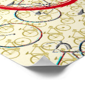 赤い自転車 ポスター (角)