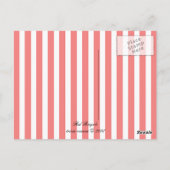 赤い自転車 ポストカード (裏面)