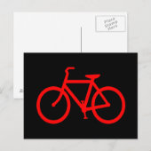 赤い自転車 ポストカード (正面/裏面)