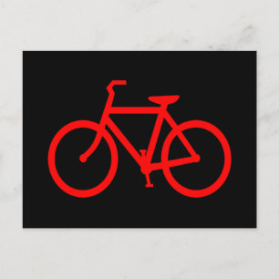 赤い自転車 ポストカード
