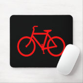 赤い自転車 マウスパッド (マウス)