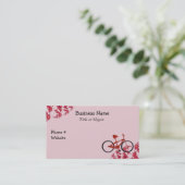 赤い自転車 名刺 (スタンド正面)