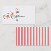 赤い自転車 名刺 (正面/裏面)