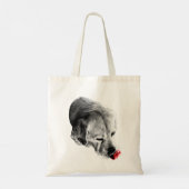 "赤い舌の犬の枕", "ポップ・アートのart lab pille", "ch トートバッグ (裏面)