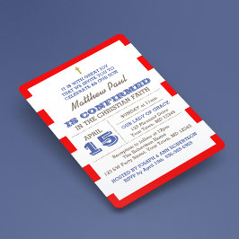 赤い航海の確認招待状 招待状