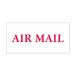 赤い航空便 セルフインキングスタンプ