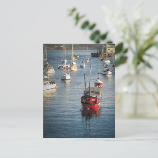 赤い船 ポストカード (スタンド正面)