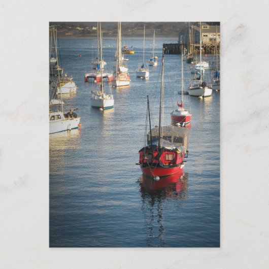 赤い船 ポストカード (正面)