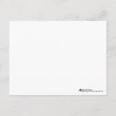 赤い色の飛沫がついたガーベラのデイジーの写真 ポストカード (裏面)