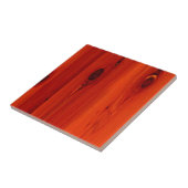 赤い色相のさくらんぼ木穀物 タイル (側面)