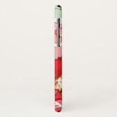 赤い花が付いているパターン Case-Mate iPhoneケース (裏面/左)