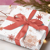 赤い花と開始 ラッピングペーパーシート