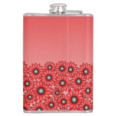 赤い花のウェディングフラスク フラスク (裏面)