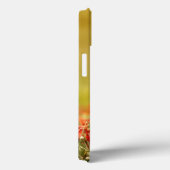 赤い花のゴールデンリタイバー Case-Mate iPhoneケース (裏面 / 右)