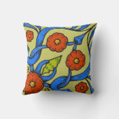 赤い花のリボン クッション (裏面)