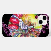 赤い花の上に座っているチタニア Case-Mate iPhoneケース (裏面 (横))