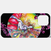 赤い花の上に座っている妖精のティターニア Case-Mate iPhoneケース (裏面 (横))